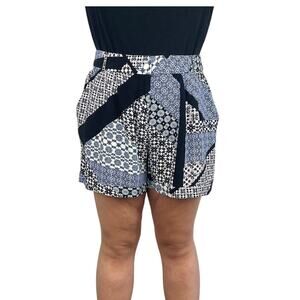 Papaya Weekend Patchwork Print Shorts, Size 10